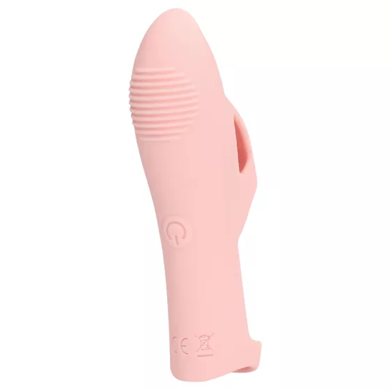 Loveline - bordázott ujjvibrátor (pink)