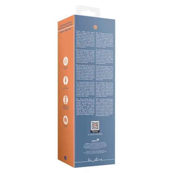 Loveline - melegítő lökő vibrátor (kék)