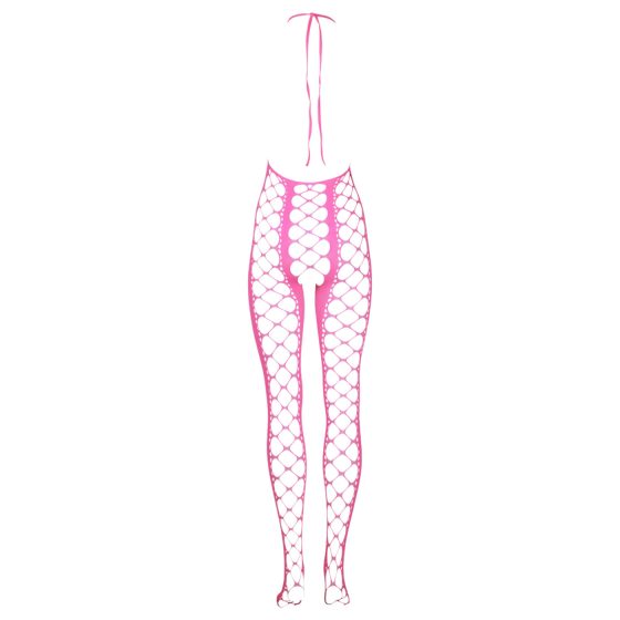 Ouch! - foszforeszkáló nyitott overál (pink)