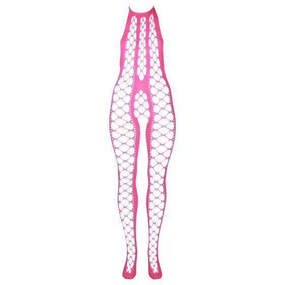 Ouch! - foszforeszkáló nyitott overál (pink)