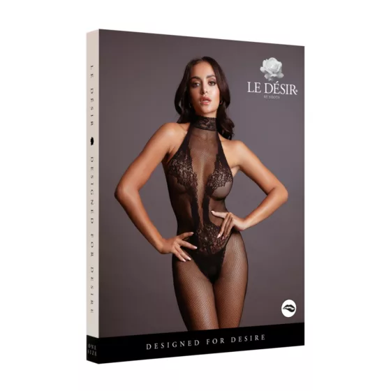 Le Désir - csipkés necc overál - (fekete) - S-XL