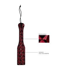 Ouch - gyémánt mintás paskoló (piros)