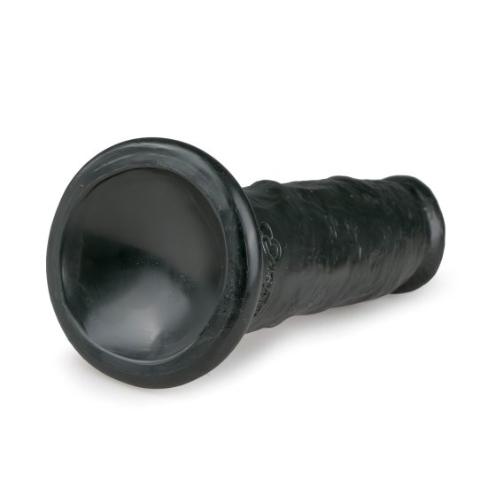 Easytoys - tapadókorongos élethű dildó (15,5cm) - fekete