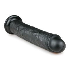   Easytoys - tapadókorongos extra nagy dildó (28,5cm) - fekete