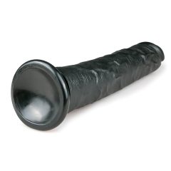   Easytoys - tapadókorongos extra nagy dildó (28,5cm) - fekete