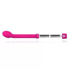   EasyToys Slim - vékony, hajlított fejű G-pont vibrátor (pink)