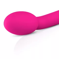   EasyToys Slim - vékony, hajlított fejű G-pont vibrátor (pink)