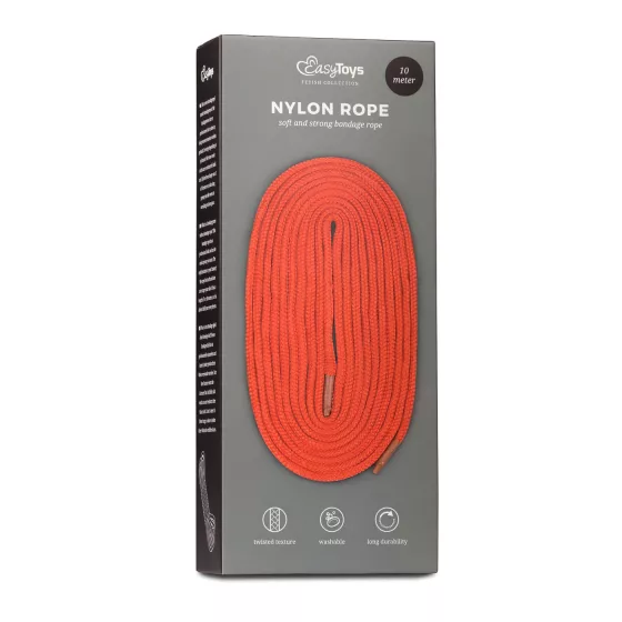 Easytoys Rope - bondage kötél (10m) - piros