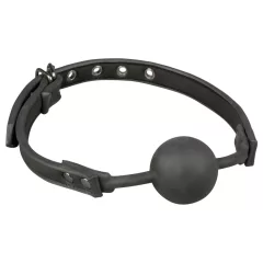 EasyToys - szájpecek szilikon labda (fekete)