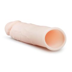Flesh - hosszabbító péniszköpeny (natúr) - 18cm