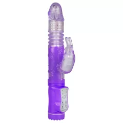 Easytoys Bunny - lökő-forgó vibrátor (lila)