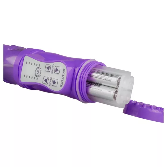 Easytoys Bunny - lökő-forgó vibrátor (lila)