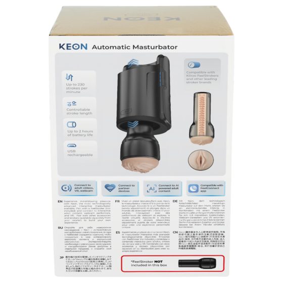 Kiiroo Keon Wifi Automatic - maszturbátor tartozék (fekete)