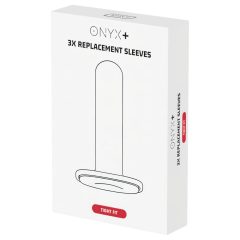   Kiiroo Onyx Standard Fit- maszturbátor mandzsetta - 3db (fehér)