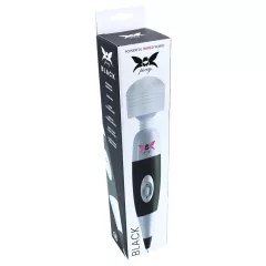 Pixey - vezetékes wand masszírozó vibrátor (fekete)