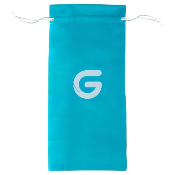 Gildo Glass No. 5 - spirál üveg dildó (átlátszó-kék)