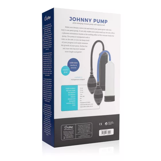 EasyToys - kézi vákuumos péniszpumpa (fekete)