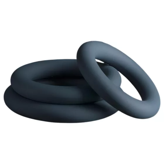 Boners - péniszgyűrű szett - 3db (szürke)