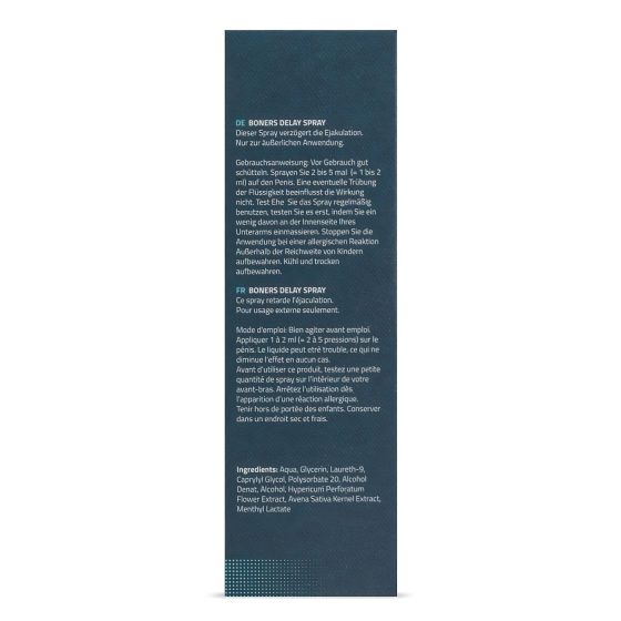 Boners Delay - magömlés késleltető spray (15ml)