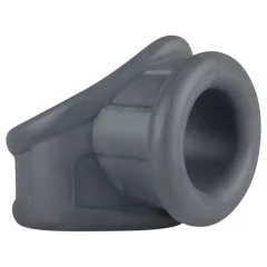   Boners 2in1 - péniszgyűrű és herenyújtó gyűrű (szürke)