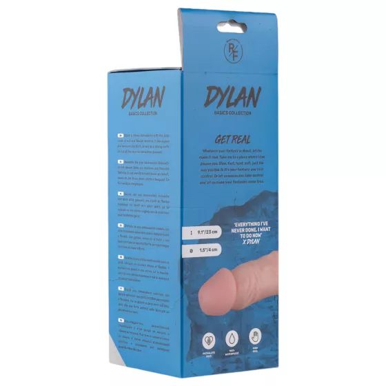 Real Fantasy Dylan - testszínű élethű dildó (23 cm)