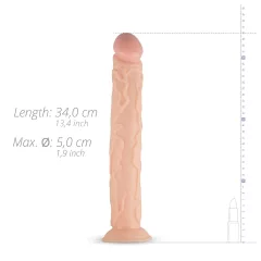 Real Fantasy Shawn - élethű nagy dildó - 35cm (natúr)