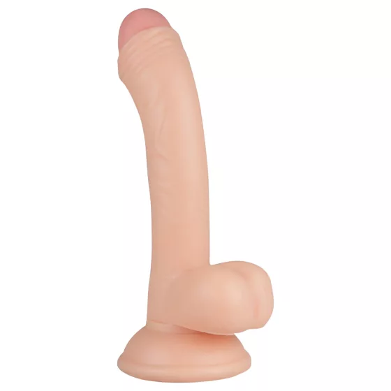 Real Fantasy Vince - herés fitymás dildó - 19,5cm (natúr)