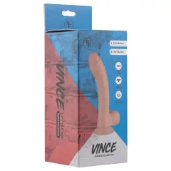   Real Fantasy Vince - herés fitymás dildó - 19,5cm (natúr)