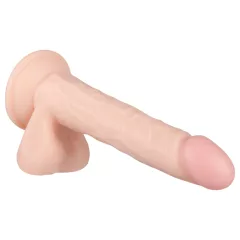   Real Fantasy Lewis - akkus élethű vibrátor - 22 cm (natúr)