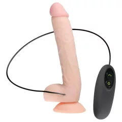   Real Fantasy Elvin - akkus, élethű vibrátor - 28 cm (natúr)