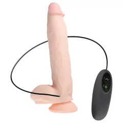   Real Fantasy Dwane - akkus, élethű vibrátor - 31 cm (natúr)