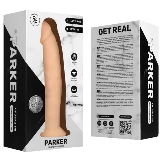 Real Fantasy Parker - élethű dildó - 19 cm (testszínű)