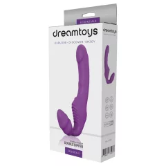 Dreamtoys Essentials - strapless strap-on vibrátor (lila)
