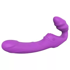 Dreamtoys Essentials - strapless strap-on vibrátor (lila)
