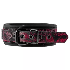   Dreamtoys Blaze - bondage nyakörv és póráz szett (fekete)
