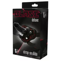 Dreamtoys Blaze - felcsatolható dildó hámmal (fekete)