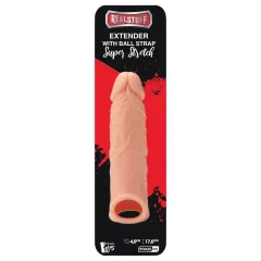 RealStuff Extender 6,5 - péniszköpeny - natúr (17 cm)