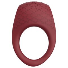 Dreamtoys Ivy - rezgő péniszgyűrű (bordó)