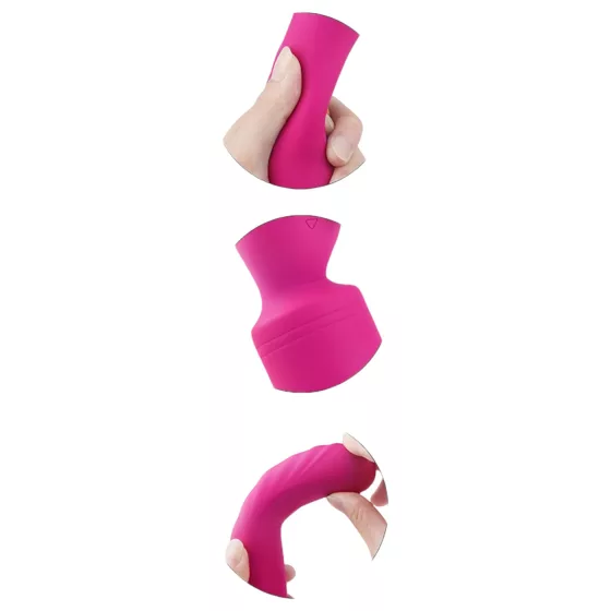 Vibes of Love Wand - akkus, melegítő, masszírozó vibrátor (pink)