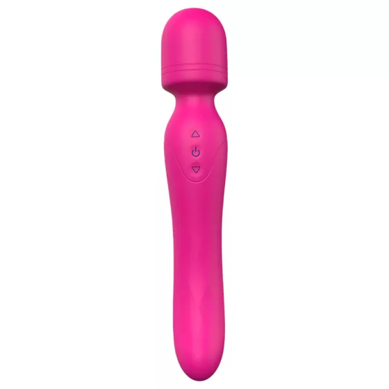 Vibes of Love Wand - akkus, melegítő, masszírozó vibrátor (pink)