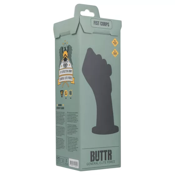 BUTTR Fist Corps - fisting dildó (fekete)