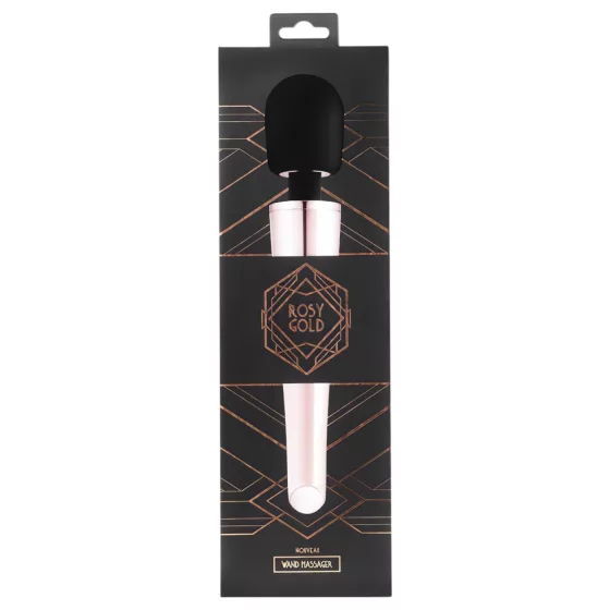 Rosy Gold Wand - akkus, masszírozó vibrátor (rosegold)