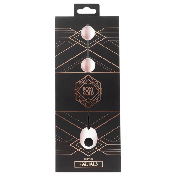 Rosy Gold Ben Wa - gésagolyó kegel tornához (rosegold)