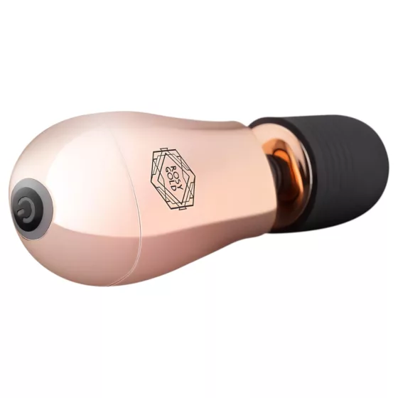 Rosy Gold Mini Wand - akkus, masszírozó vibrátor (rosegold)