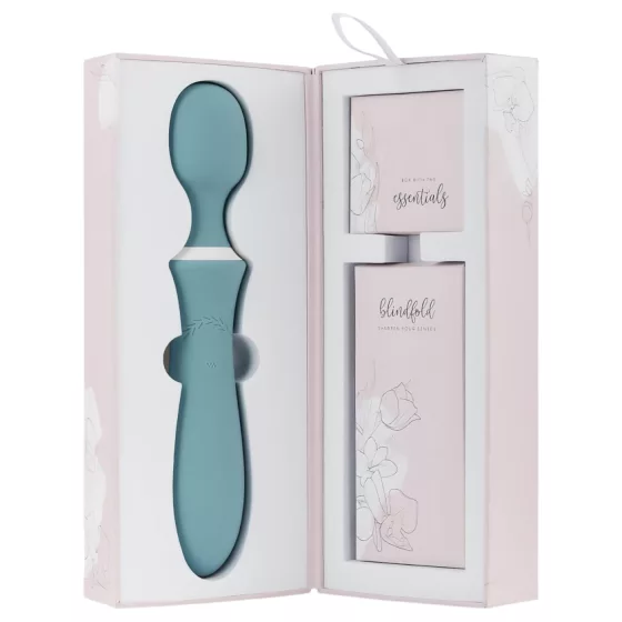 Bloom Orchid Wand - akkus, masszírozó vibrátor (türkiz)