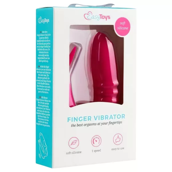 EasyToys Finger - 2in1 ujjvibrátor csiklóizgató (pink)