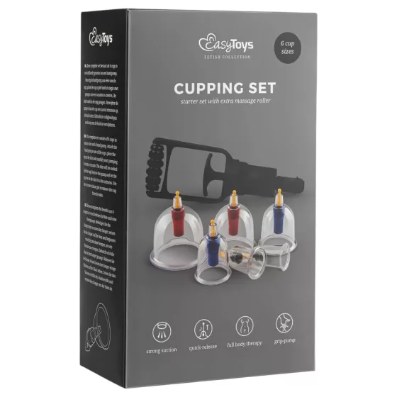 EasyToys Cupping - szívó pumpa szett (6 részes)