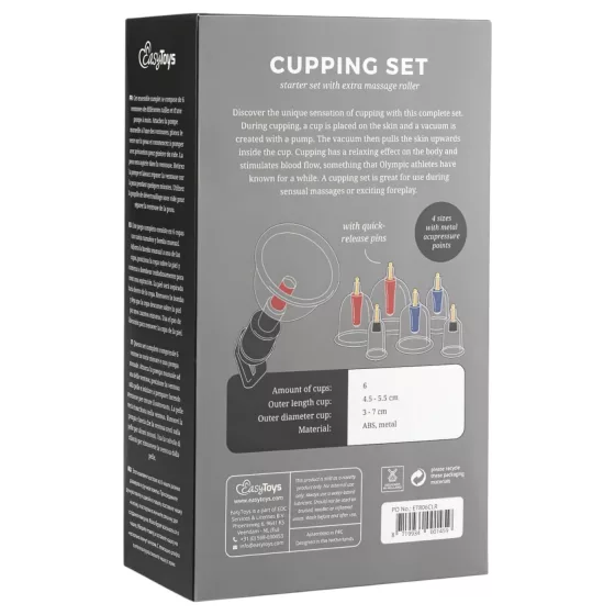 EasyToys Cupping - szívó pumpa szett (6 részes)