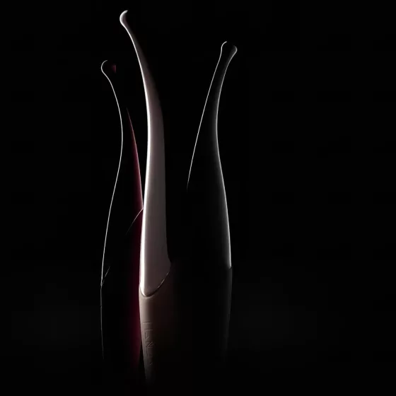 Senzi - akkus, vízálló csikló vibrátor (fekete)