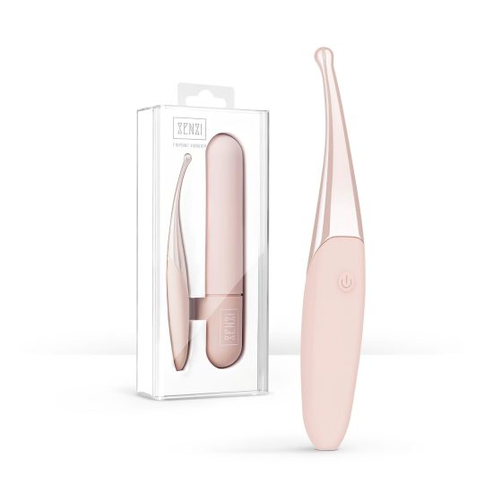 Senzi - akkus, vízálló csikló vibrátor (pink)